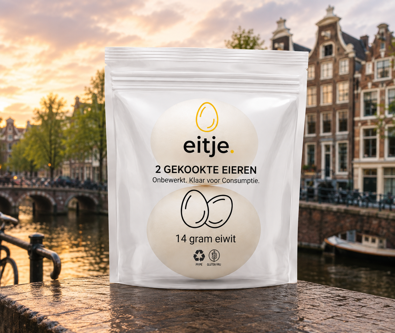 eitje verpakking in Amsterdam